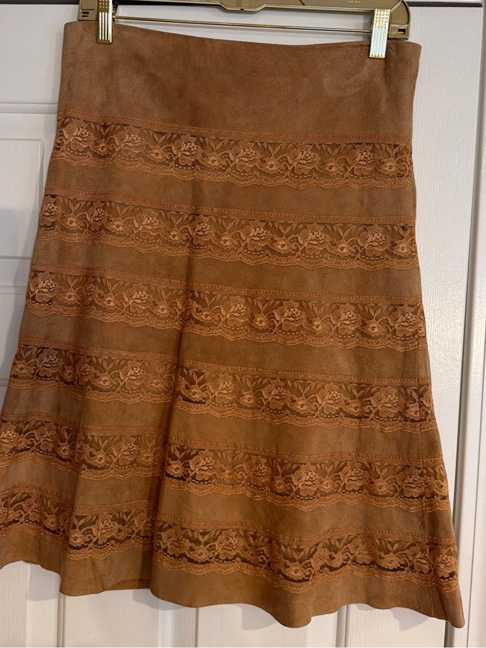 Vintage Earl Jeans faux suede skirt szS